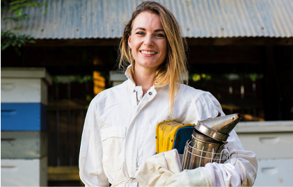 woman beekeeper